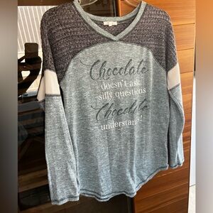 Maurices Heather Gray Knit Top